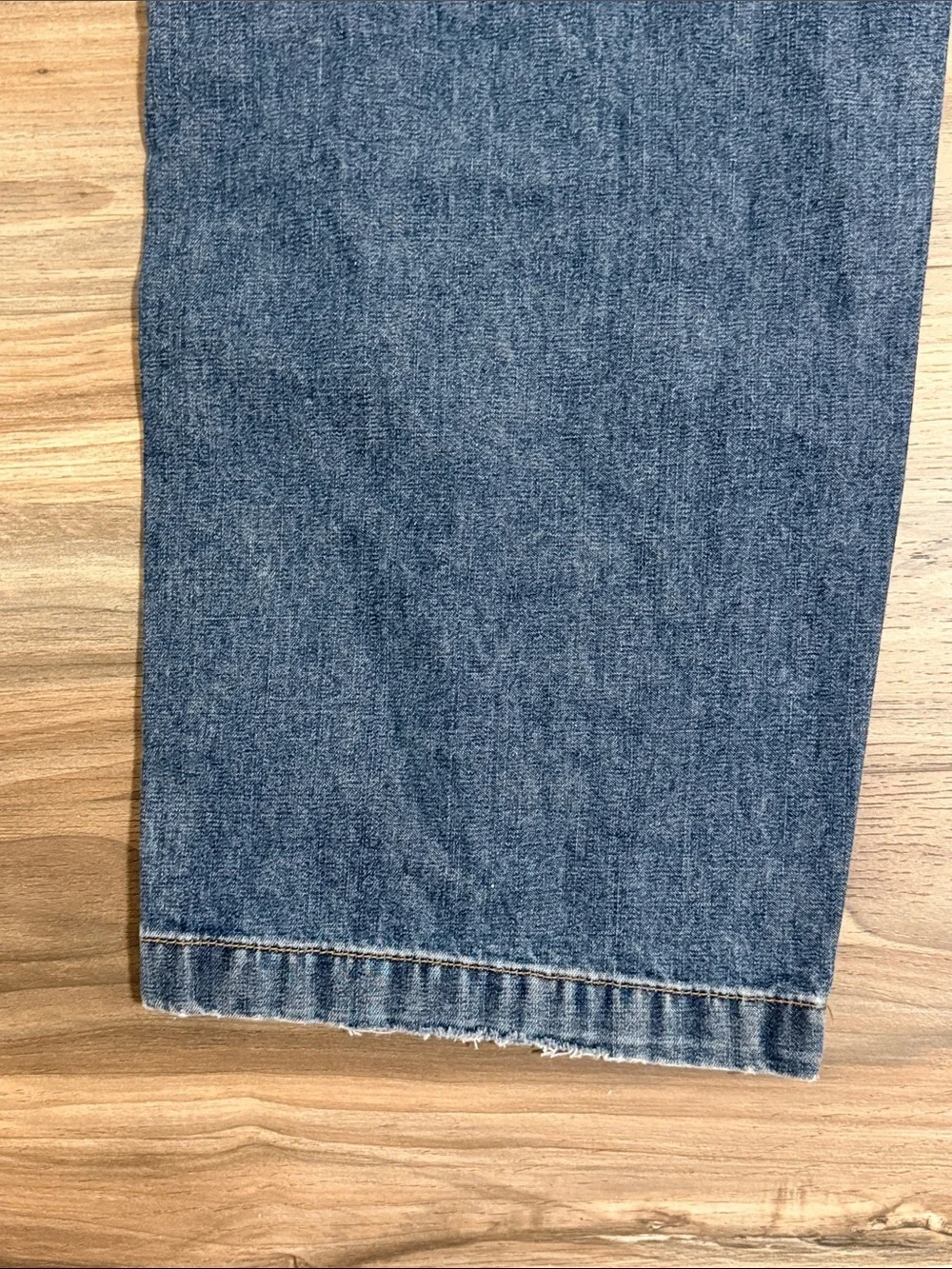 J Crew Vtg. Jeans Mens 38x34 Blue Denim Carpenter Workwear Wide Leg Cotton